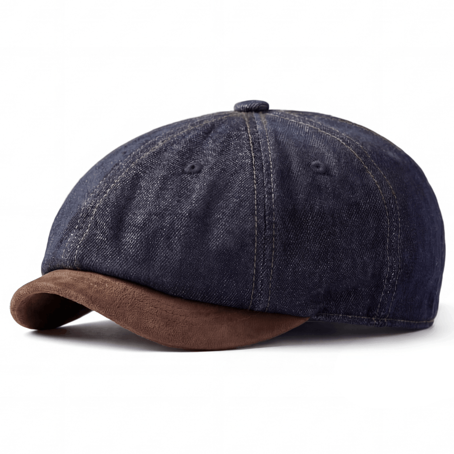 The Dockside — Denim Newsboy Cap