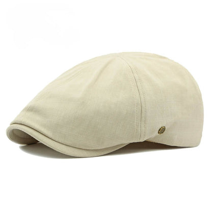The Settler — Brushed Cotton Flat Cap