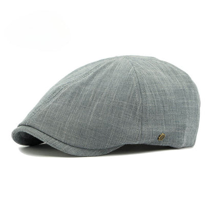 The Settler — Brushed Cotton Flat Cap