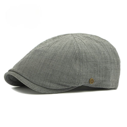 The Settler — Brushed Cotton Flat Cap