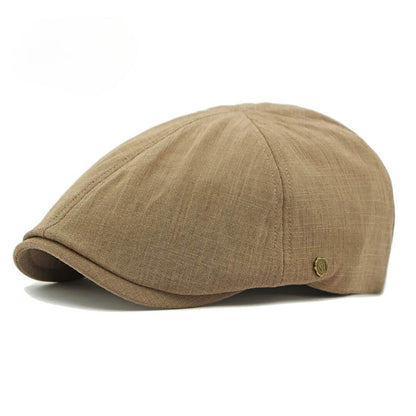 The Settler — Brushed Cotton Flat Cap