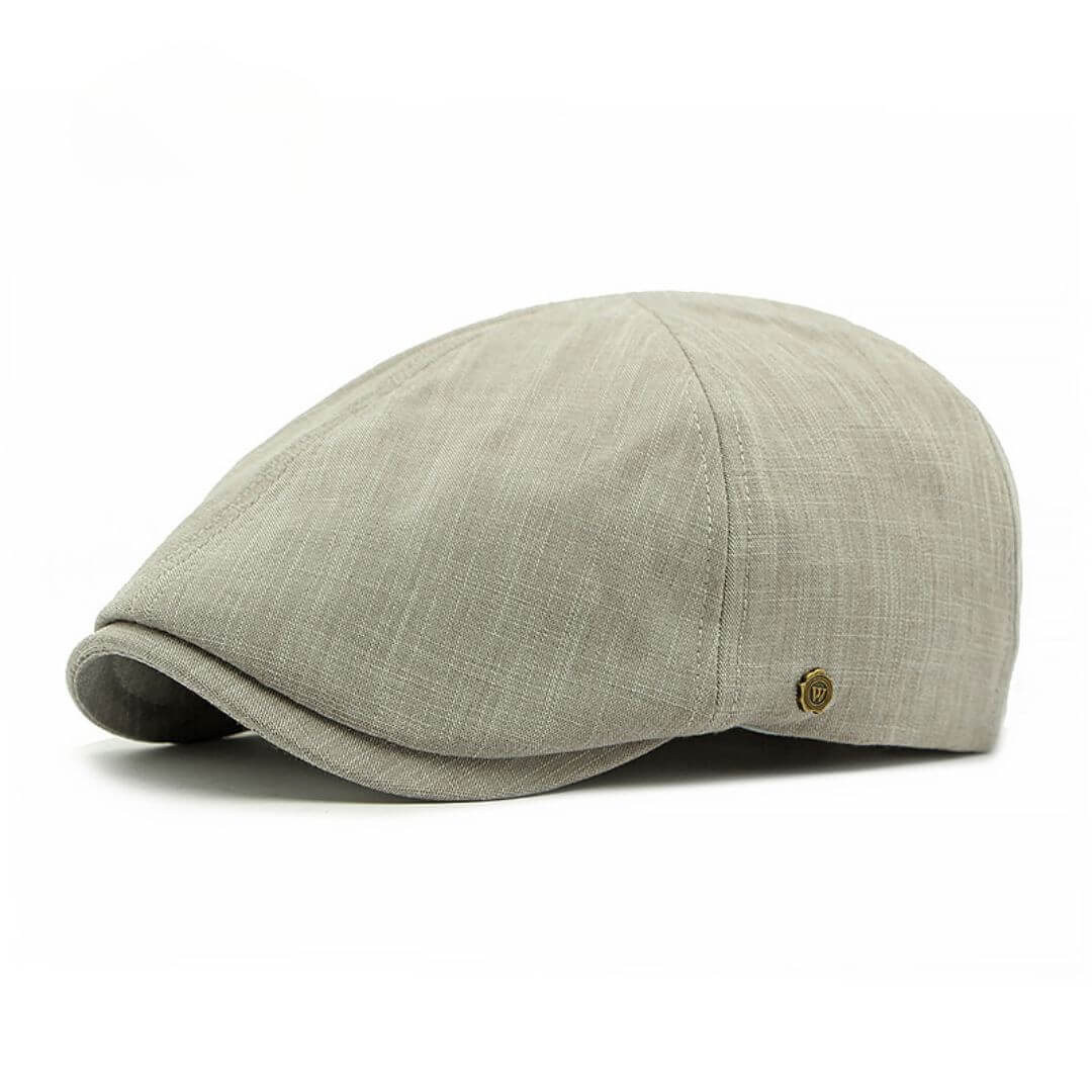 The Settler — Brushed Cotton Flat Cap