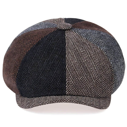 The Patchmaster — Wool Blend Newsboy Cap