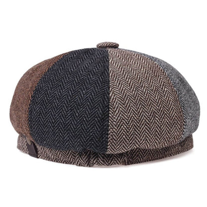 The Patchmaster — Wool Blend Newsboy Cap