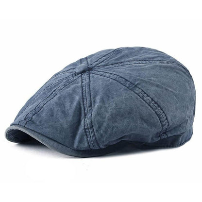 The Harbour — Washed Cotton Newsboy Cap