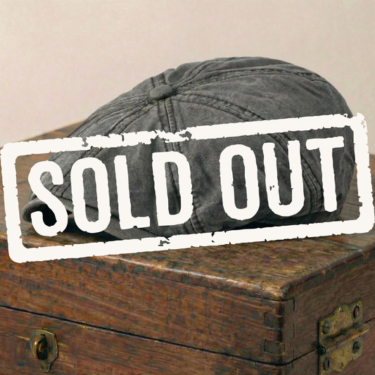 The Harbour — Washed Cotton Newsboy Cap