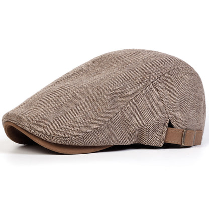 The Carpenter — Herringbone Flat Cap