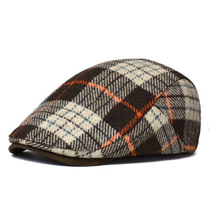 The Weaver — Tartan Tweed Flat Cap
