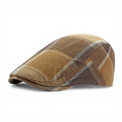 The Harvest — Plaid Flat Cap