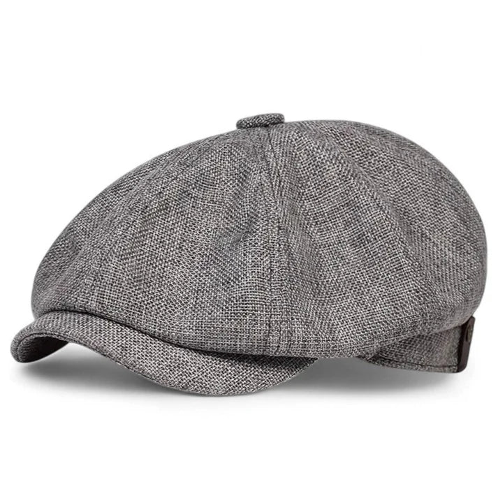 The Tweed — Herringbone Newsboy Cap
