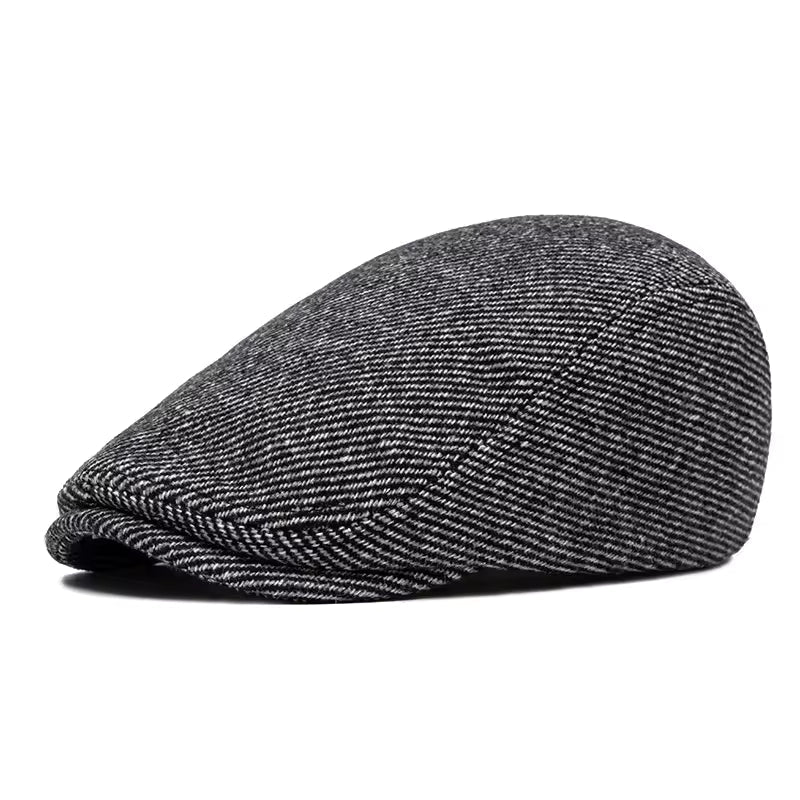 The Gatekeeper — Tweed Blend Flat Cap