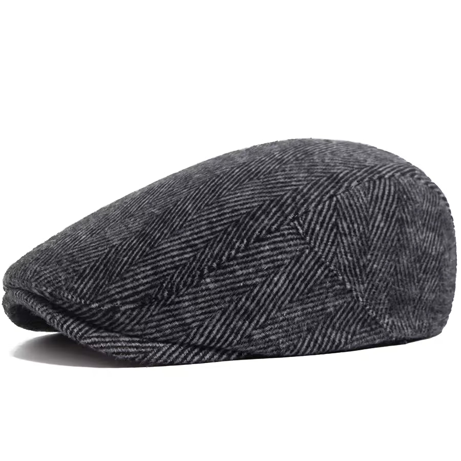 The Wool — Herringbone Flat Cap