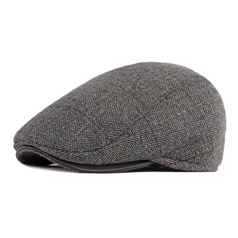 The Ironside — Wool Blend Flat Cap