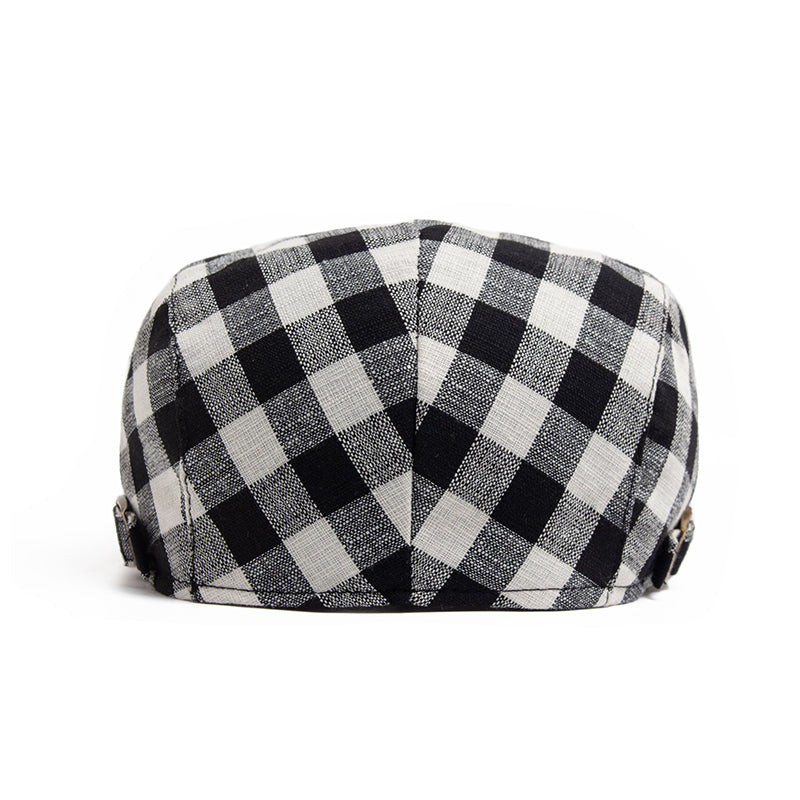 The Crossroads — Check Flat Cap