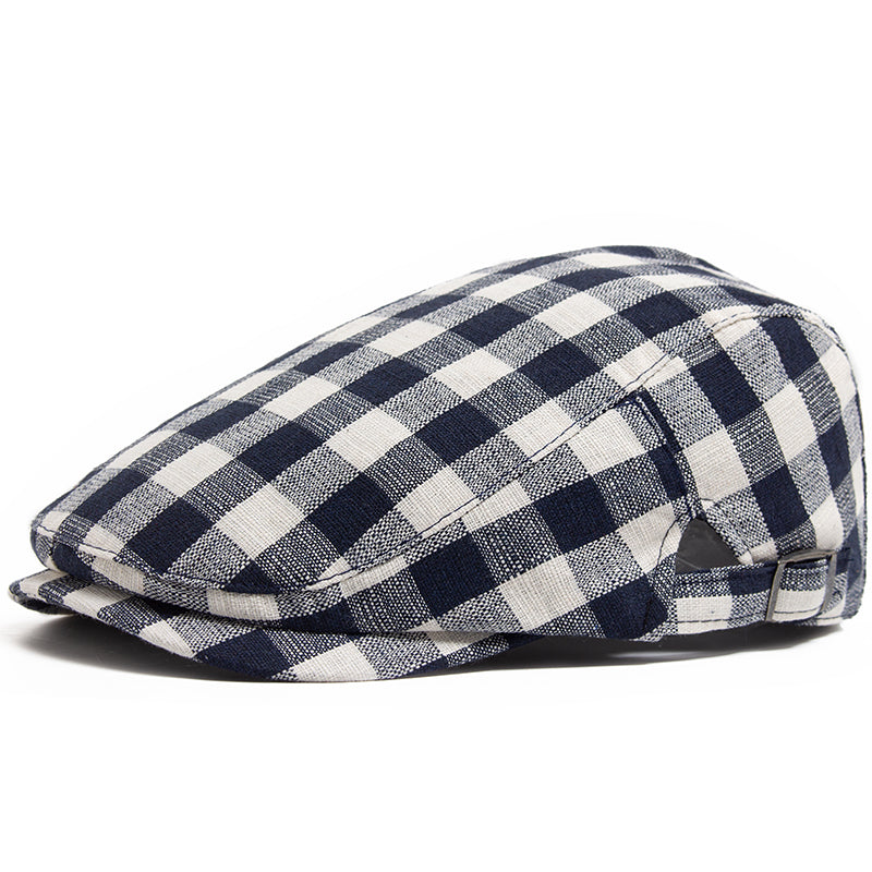 The Crossroads — Check Flat Cap