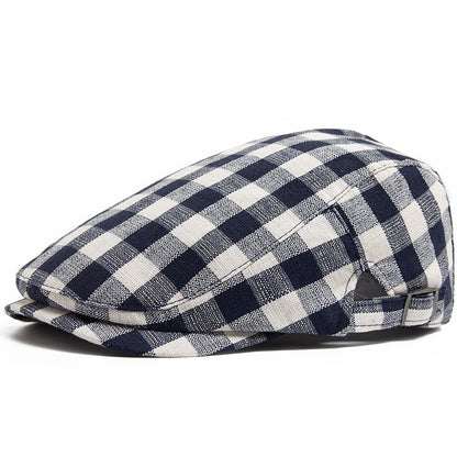 The Crossroads — Check Flat Cap