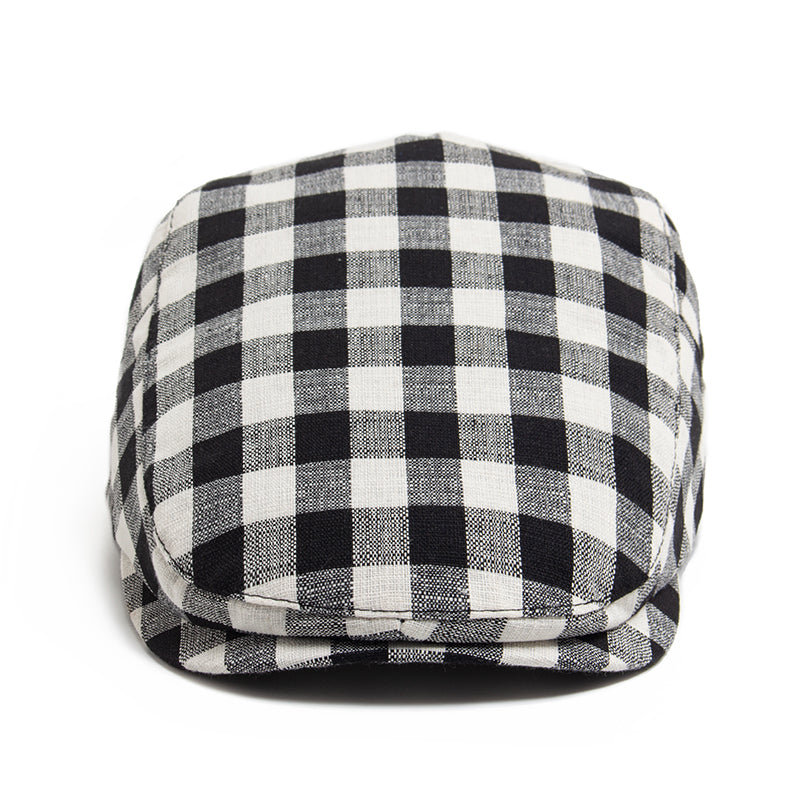 The Crossroads — Check Flat Cap