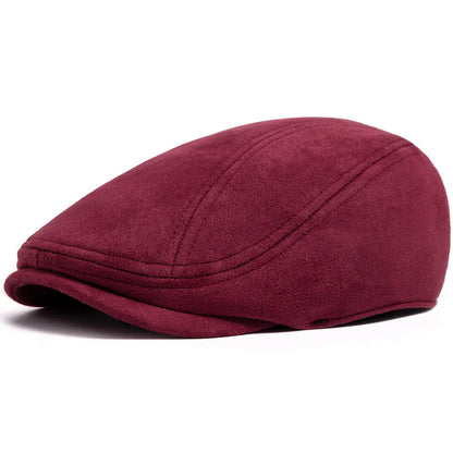 The Gentleman — Suede Flat Cap