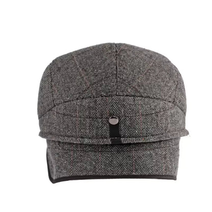The Ironside — Wool Blend Flat Cap