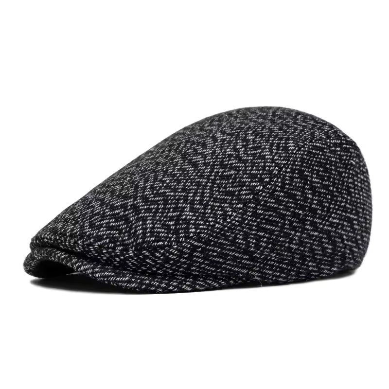 The Gatekeeper — Tweed Blend Flat Cap