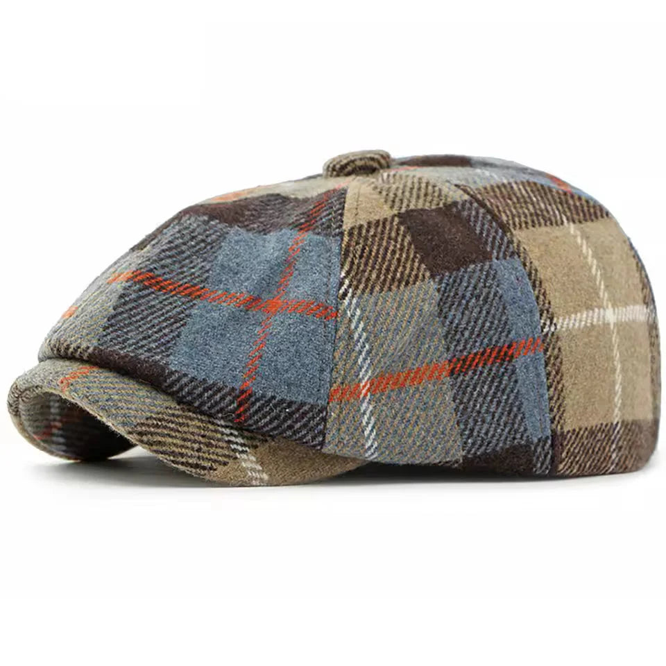 The Highlands — Plaid Newsboy Cap – Walters caps