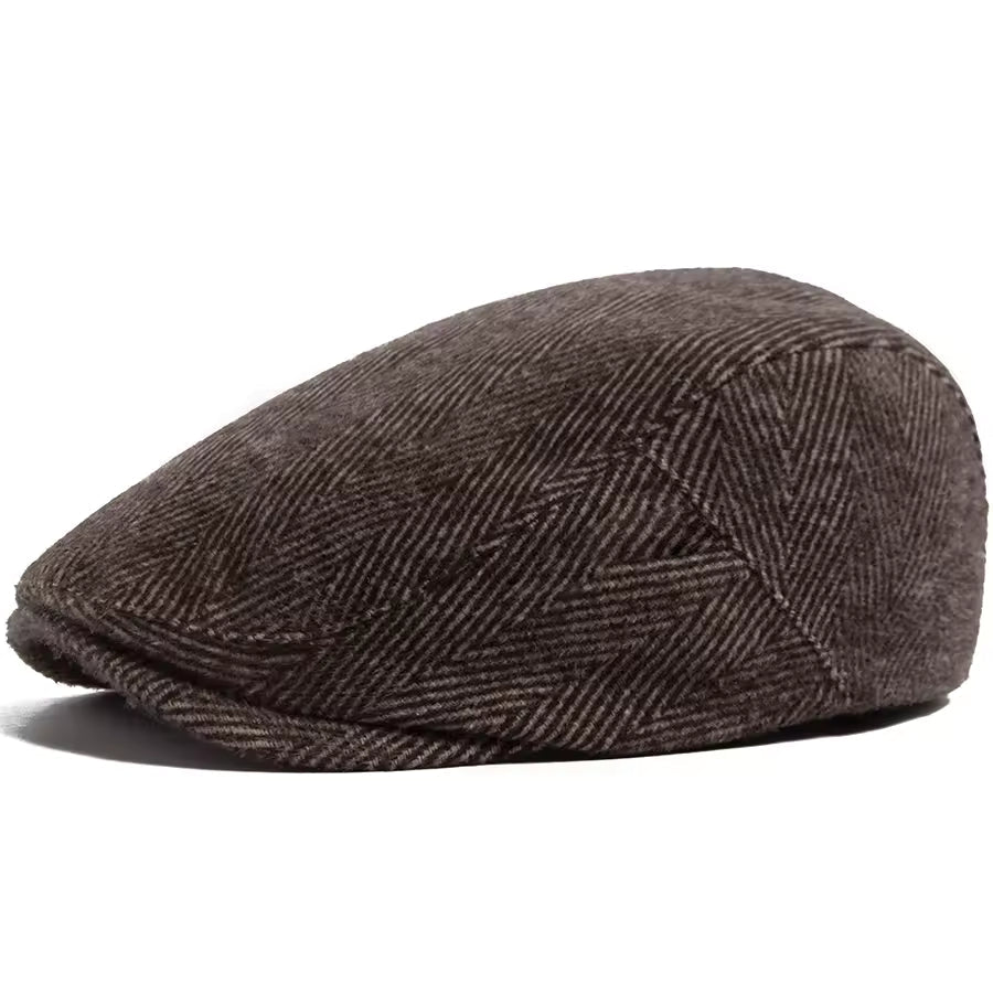 The Wool — Herringbone Flat Cap