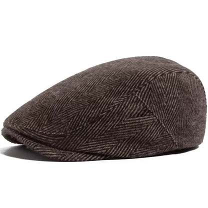 The Wool — Herringbone Flat Cap