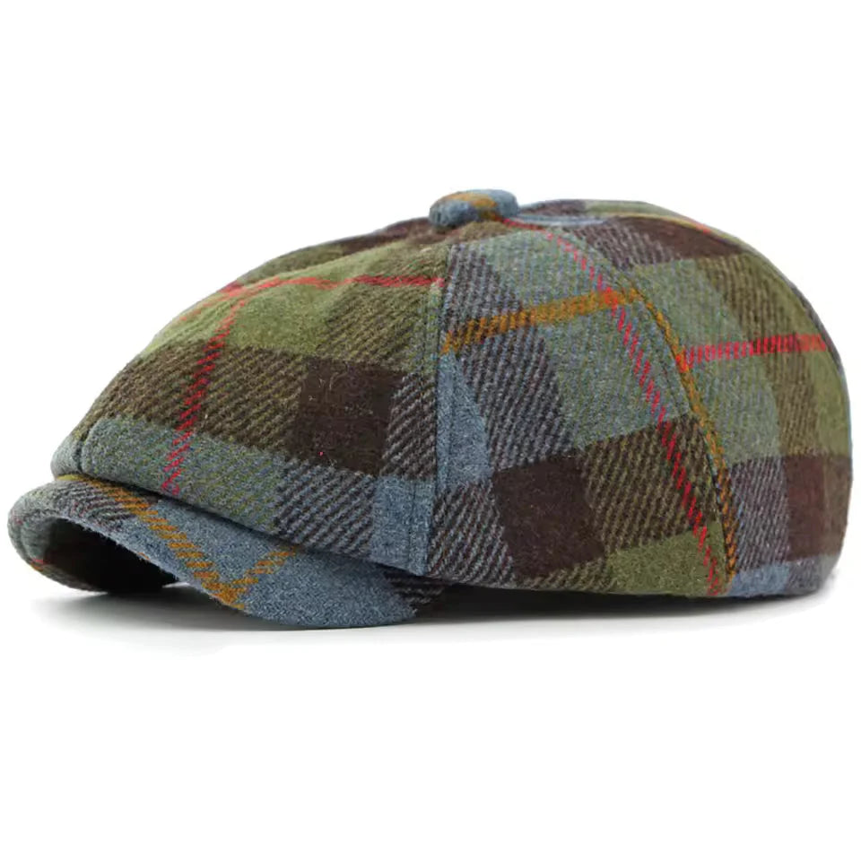 The Highlands — Plaid Newsboy Cap – Walters caps
