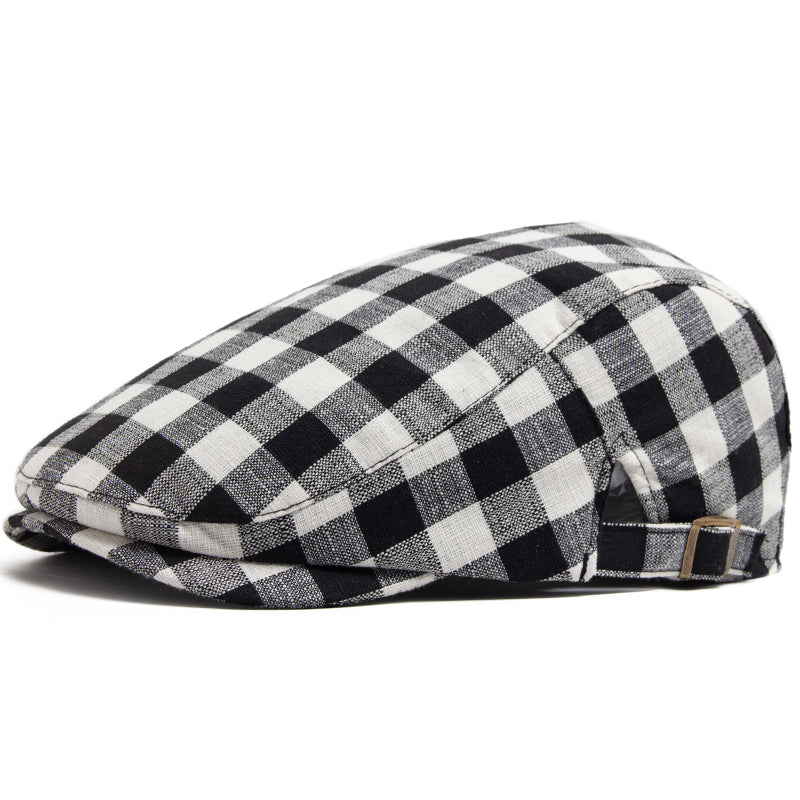 The Crossroads — Check Flat Cap