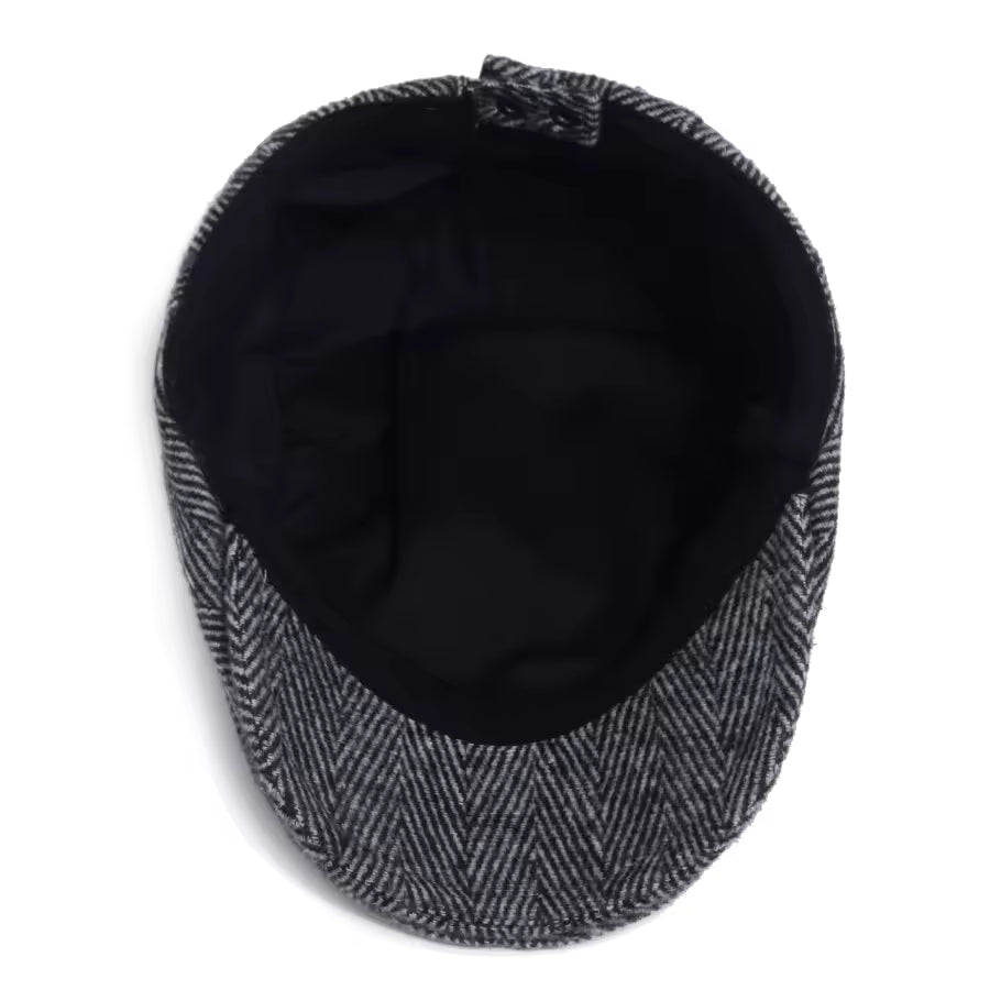 The Wool — Herringbone Flat Cap