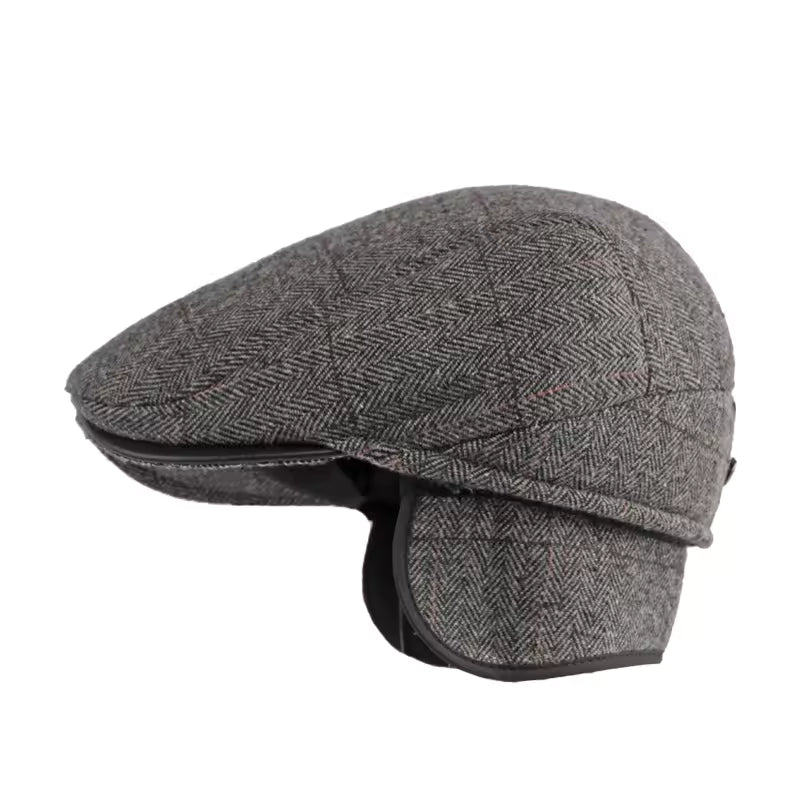 The Ironside — Wool Blend Flat Cap