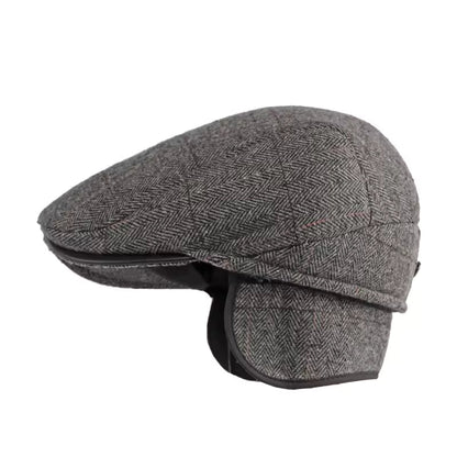 The Ironside — Wool Blend Flat Cap