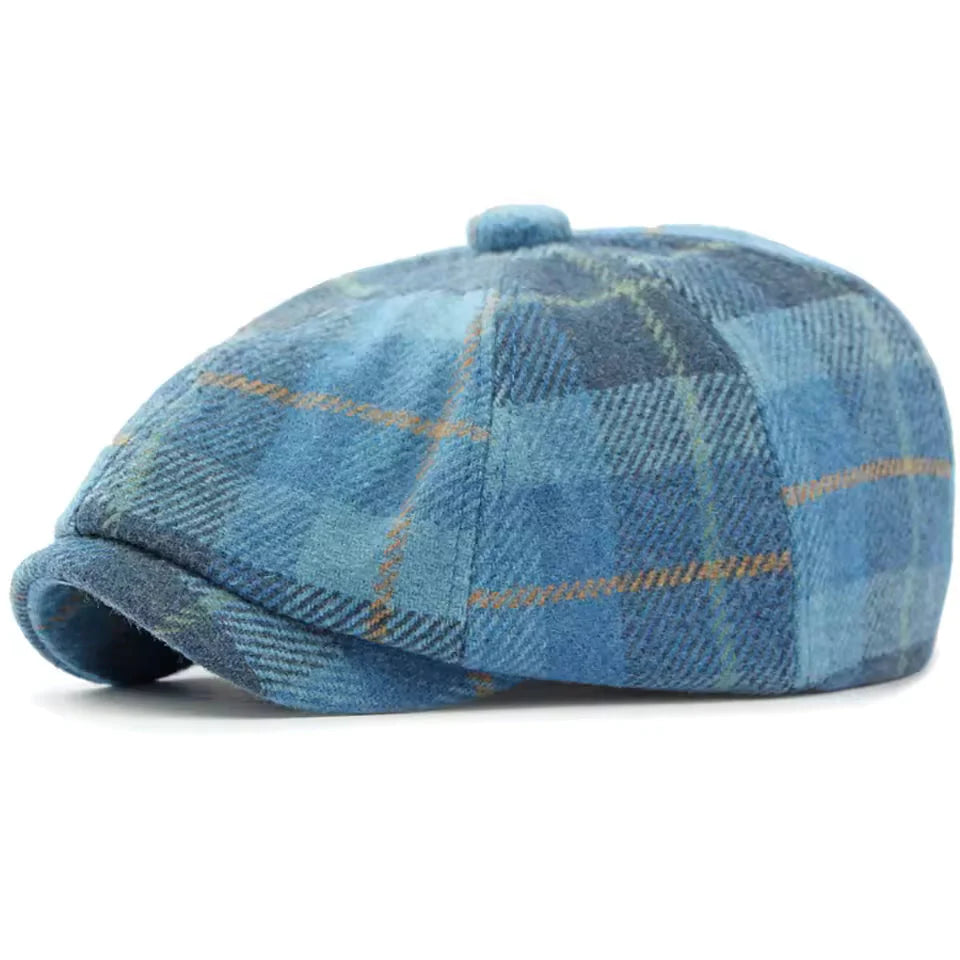 The Highlands — Plaid Newsboy Cap – Walters caps