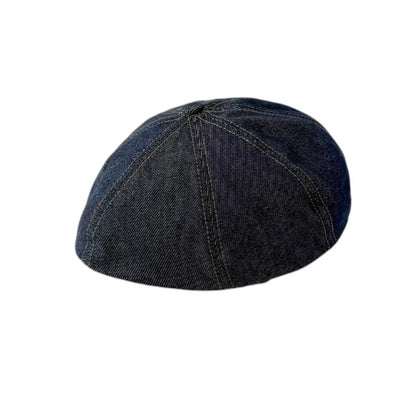 The Dockside — Denim Newsboy Cap