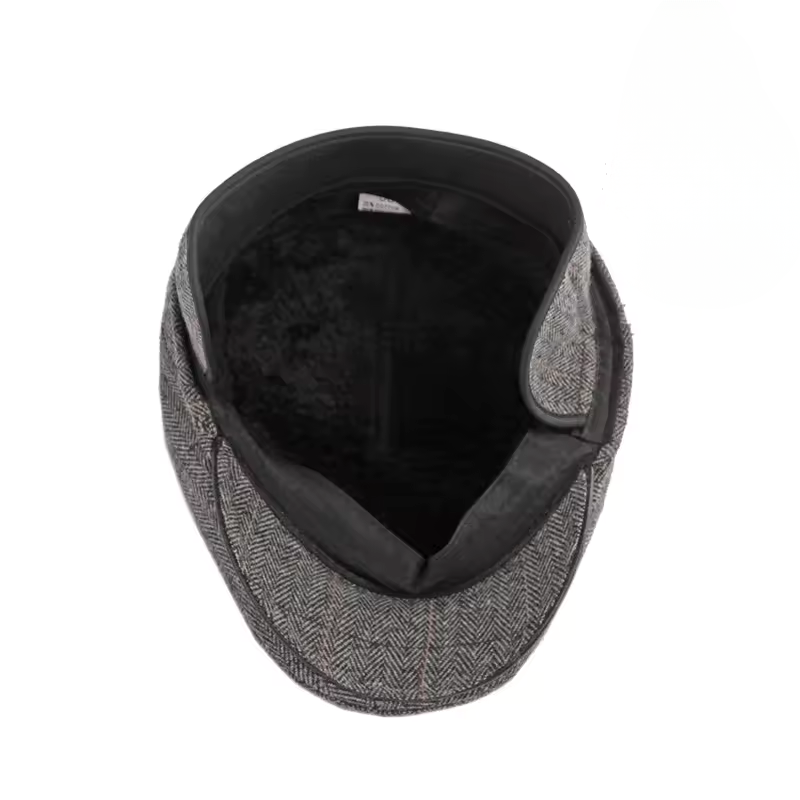 The Ironside — Wool Blend Flat Cap
