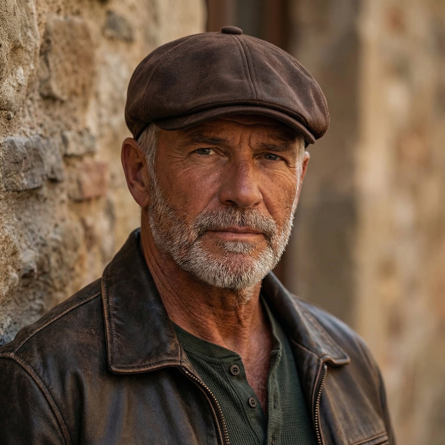 The Merchant — Suede Newsboy Cap