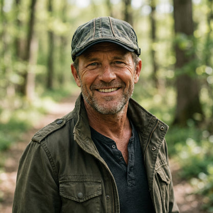 The Ranger — Camo Flat Cap