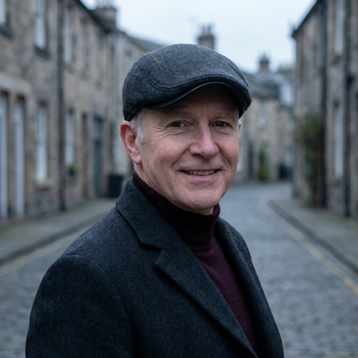 The Ironside — Wool Blend Flat Cap