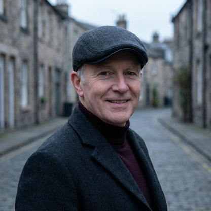 The Ironside — Wool Blend Flat Cap