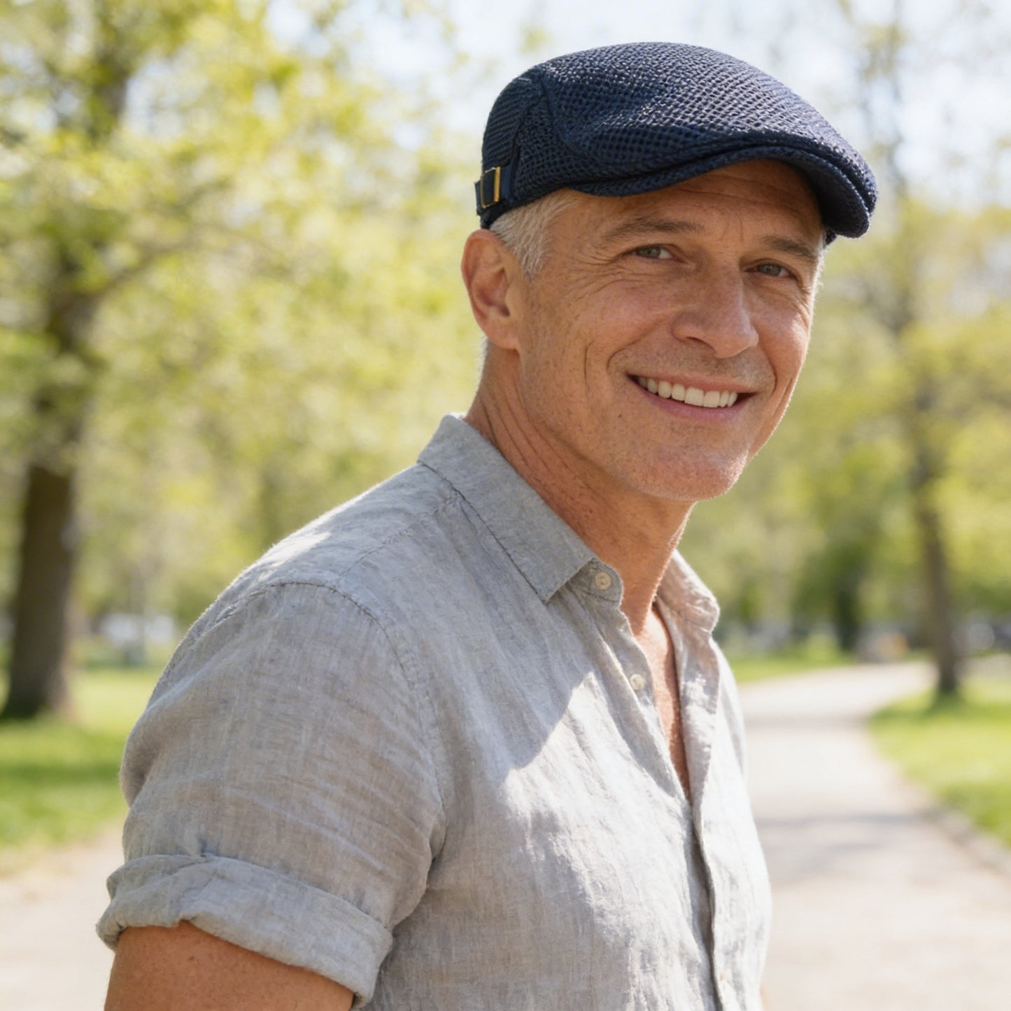 The Airfield — Mesh Flat Cap