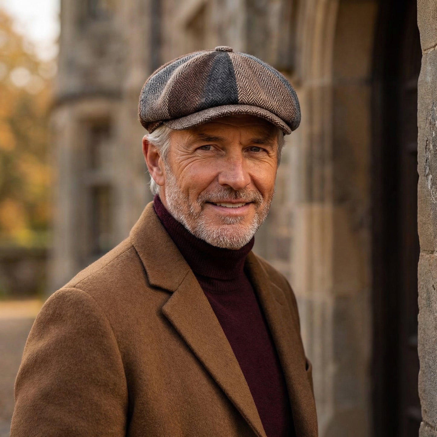 The Patchmaster — Wool Blend Newsboy Cap