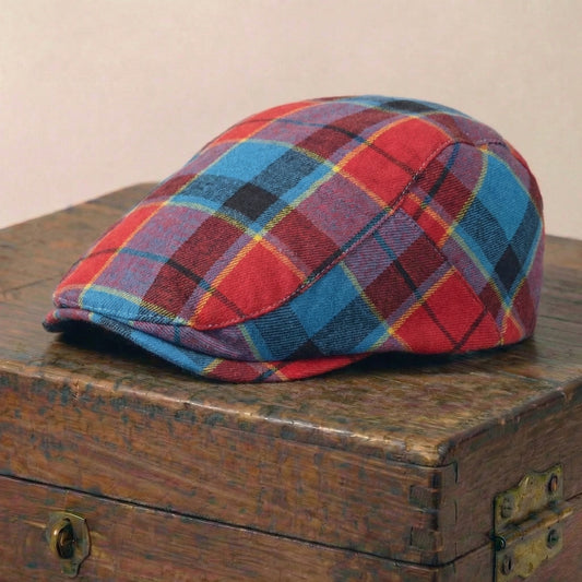 The Fairground — Plaid Flat Cap