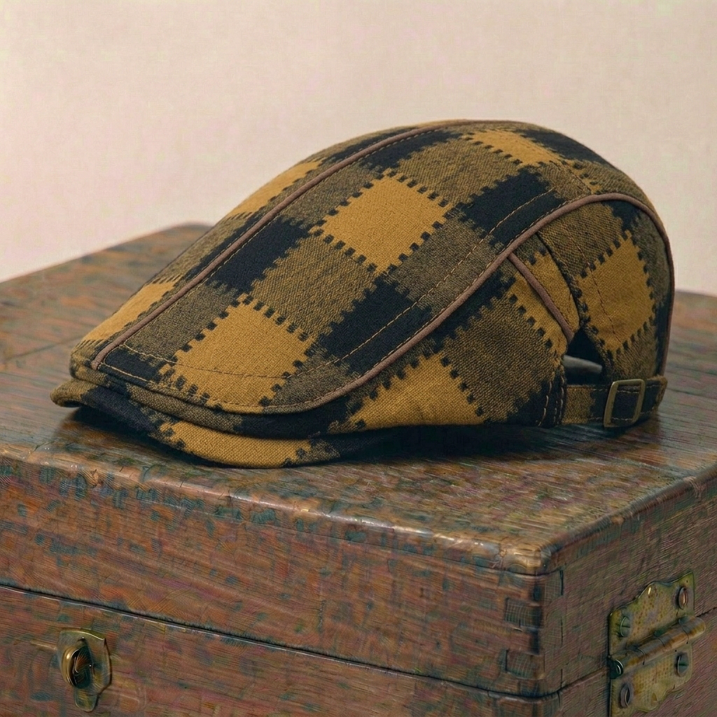 The Yeoman — Plaid Flat Cap