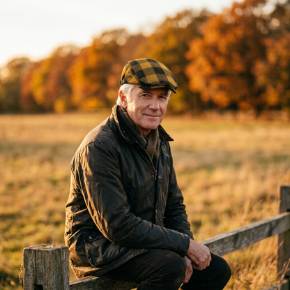 The Yeoman — Plaid Flat Cap