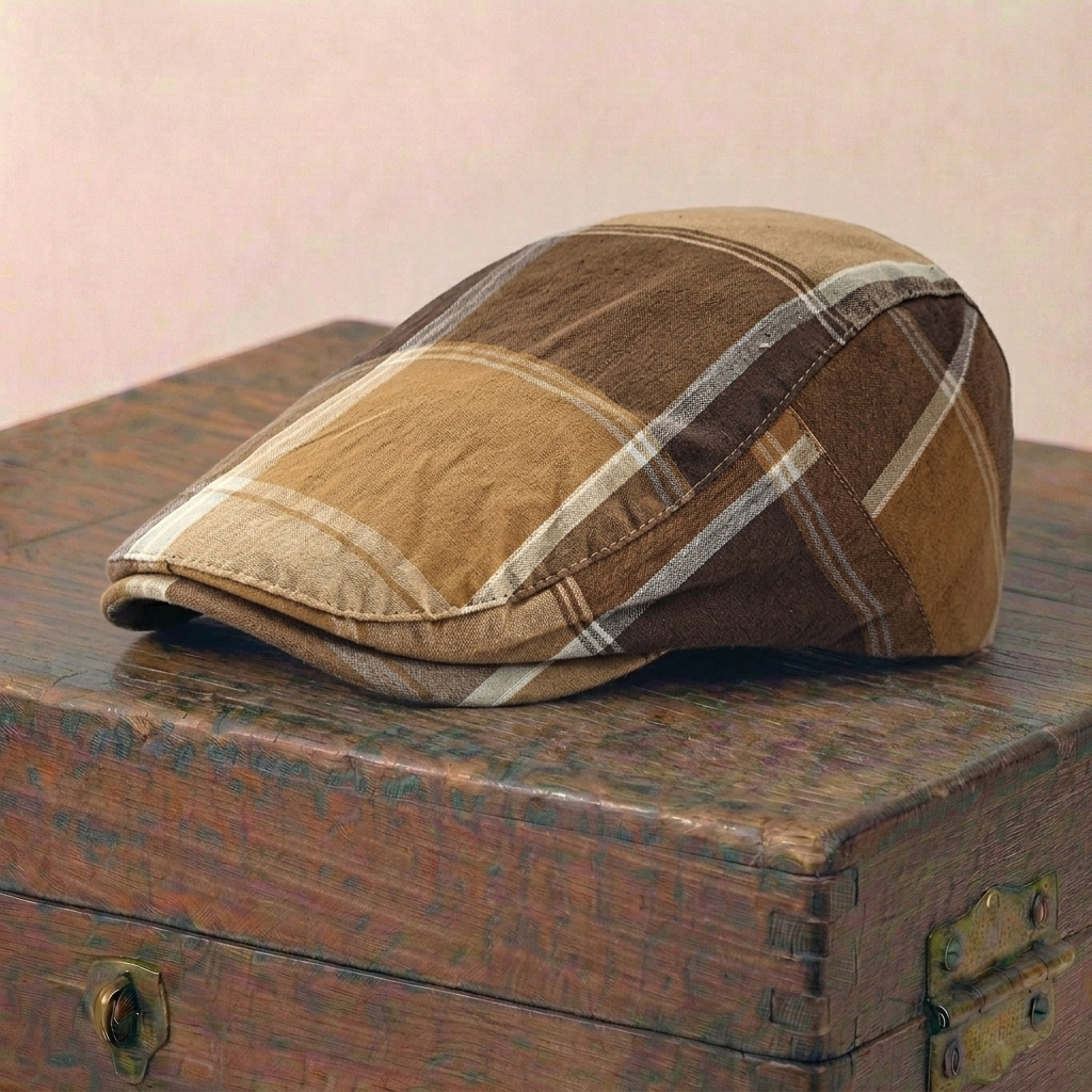 The Harvest — Plaid Flat Cap